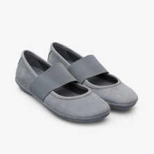 Camper Right Ballerinas Grey - Womens Singapore CPKNXH-209